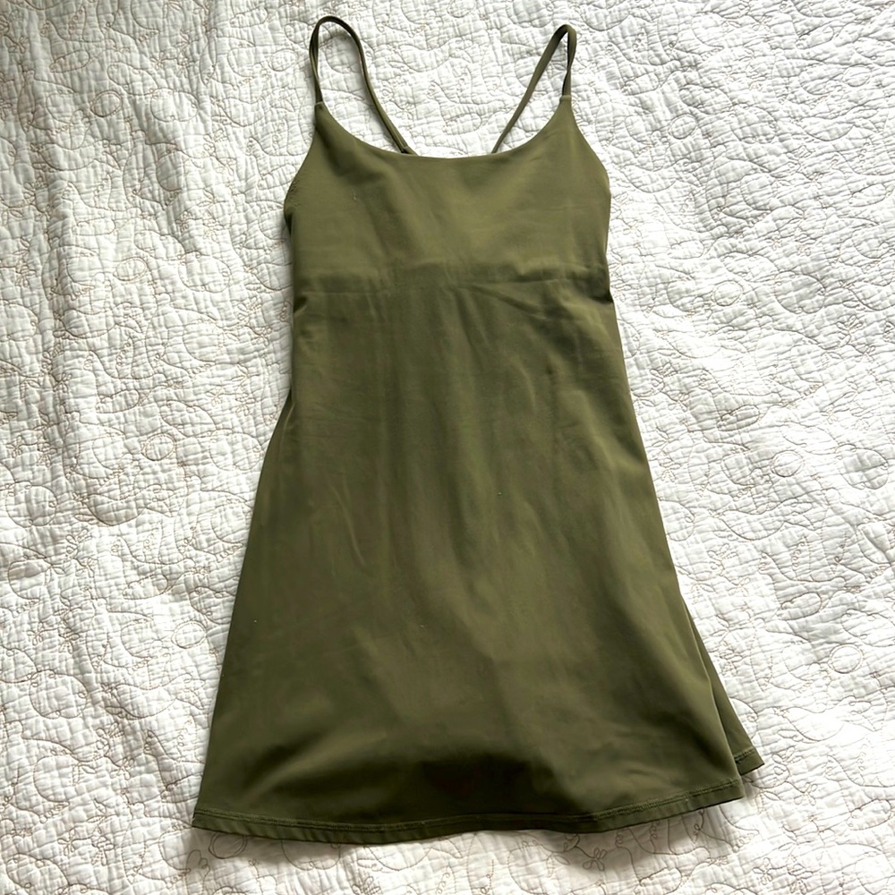 HALARA Olive Green Exercise Dress